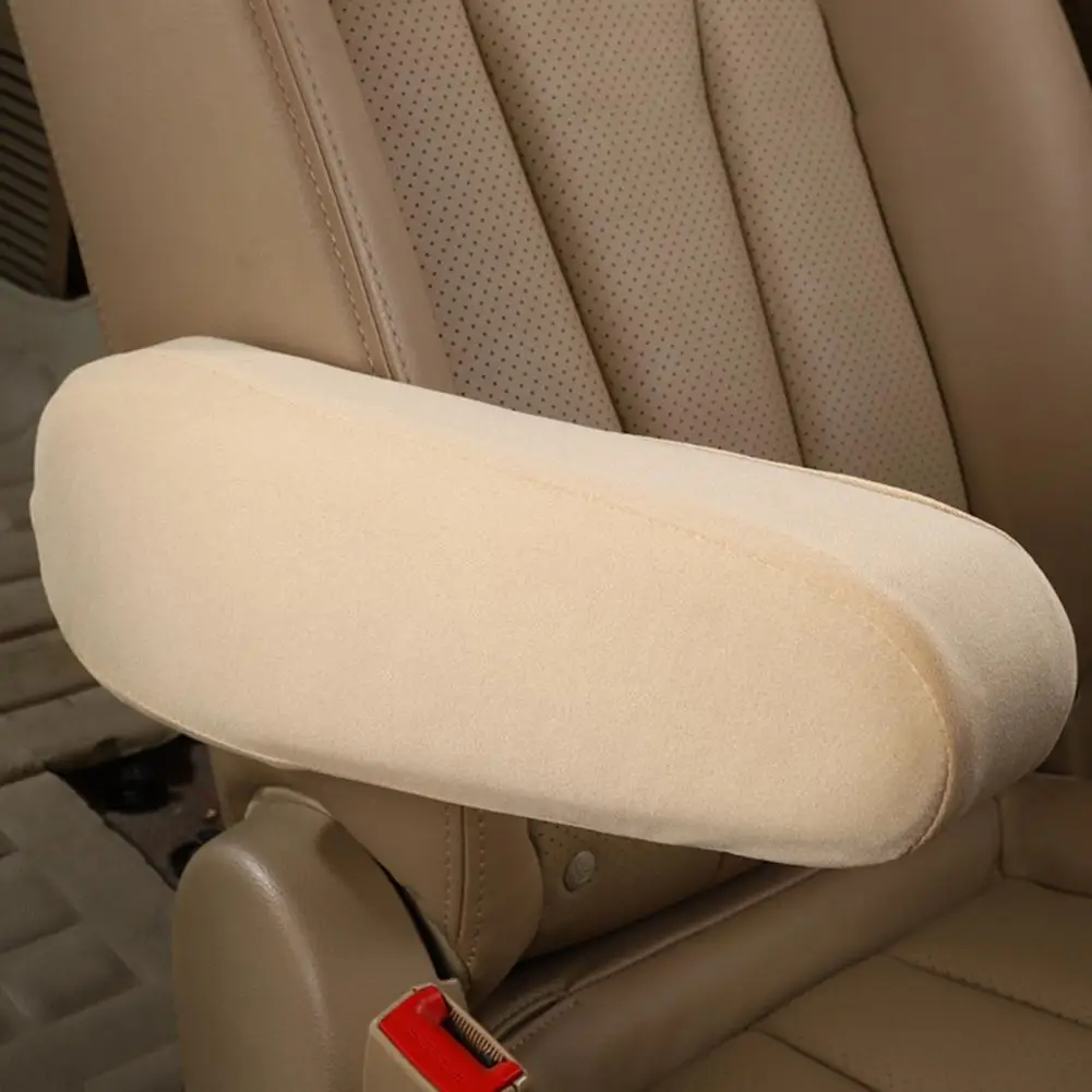 Armrest Cover for Car Seat Durable Fabric Armrest Covers Easy Installation Dirt-proof Universal for Car Van Bus Soft Easy