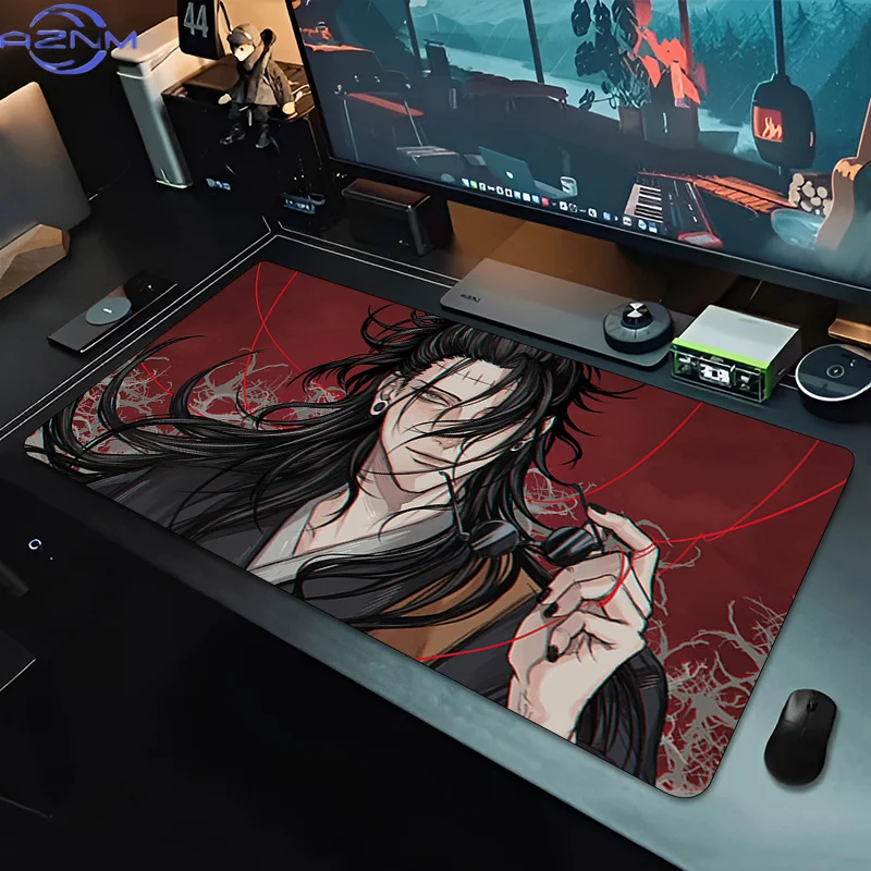 Hot Sale anime Mouse Pad J-jujutsu Kaisen Geto Large E-sports Gaming Desk Mat Game Computer Keyboard Pad Natural Rubber Mausepad