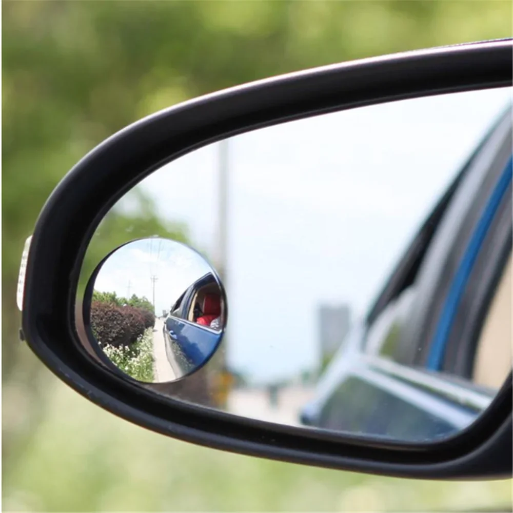 Rimless Mirrors 360 Degree HD Blind Spot Mirror Adjustable Car Rearview Convex Mirror for Car Reverse Wide Angle Vehicle Parking