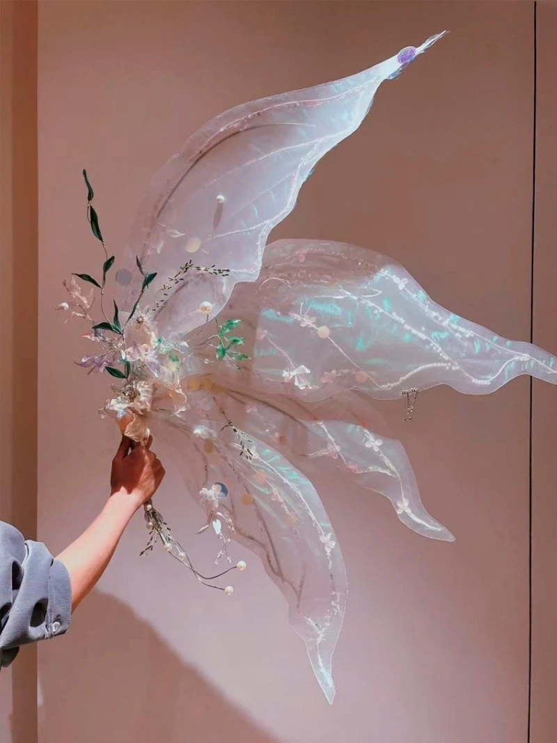 Design Modern Wedding Dress Romantic Butterfly Bouquet Guangmei Art Decoration High-end Gifts