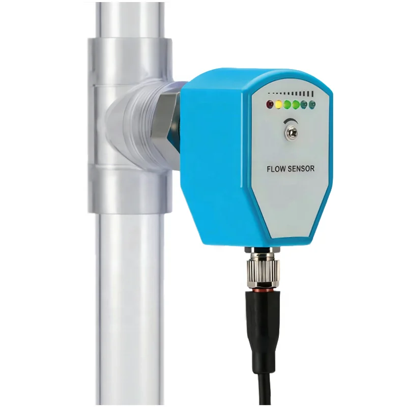 Plug-in Thermal Flow Switch Water Oil Air  PNP NPN Relay Output DC24V AC220V Iron and Steel Metallurgy Electronic Flow Switch