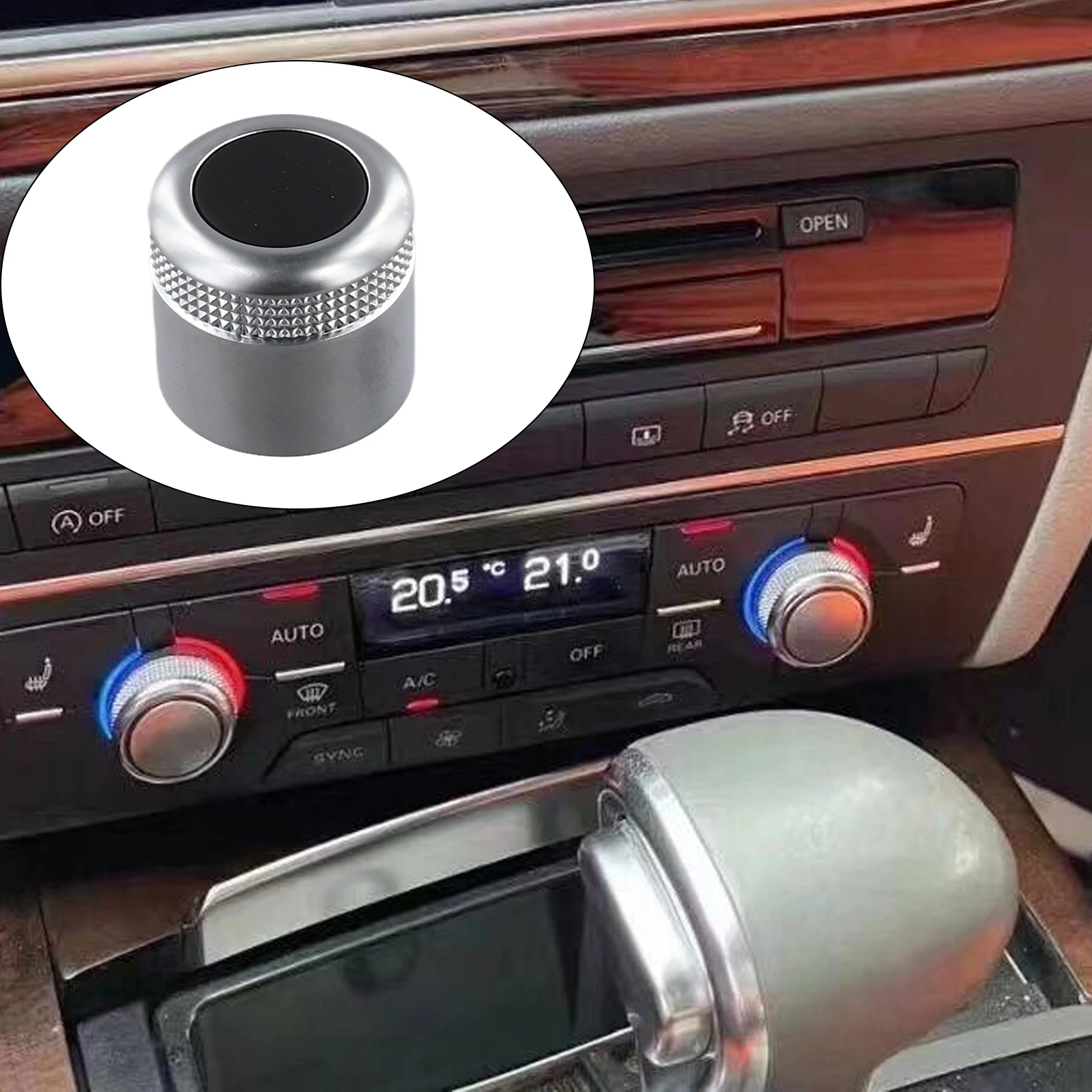 1pcs Multimedia Radio Volume-Control Knob For A6 For Avant 2006-2010 For C6 For A6 For Allroad 2007-2010 For S6 2007-2010 For C6