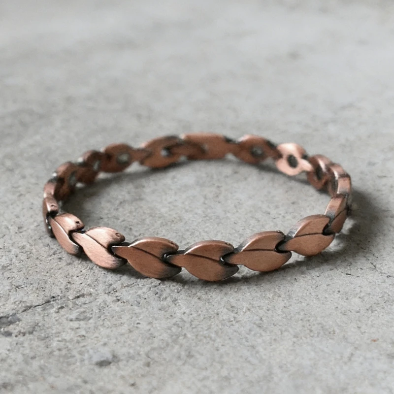 

High-Quality Pure Copper Magnetic Bracelet 99.99% Solid Adjustable Cuff for Men with Strongest Magnets Wholesale Therapy Jewelry