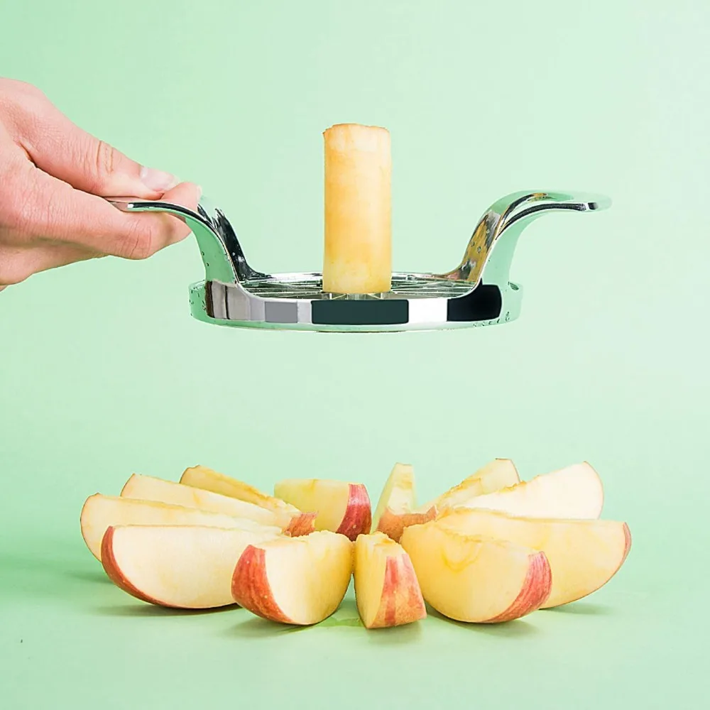 12-Blade Extra Large Apple Cutter Slicer,Stainless Steel Ultra-Sharp Fruit Corer Slicer Tools Kitchen Accessories