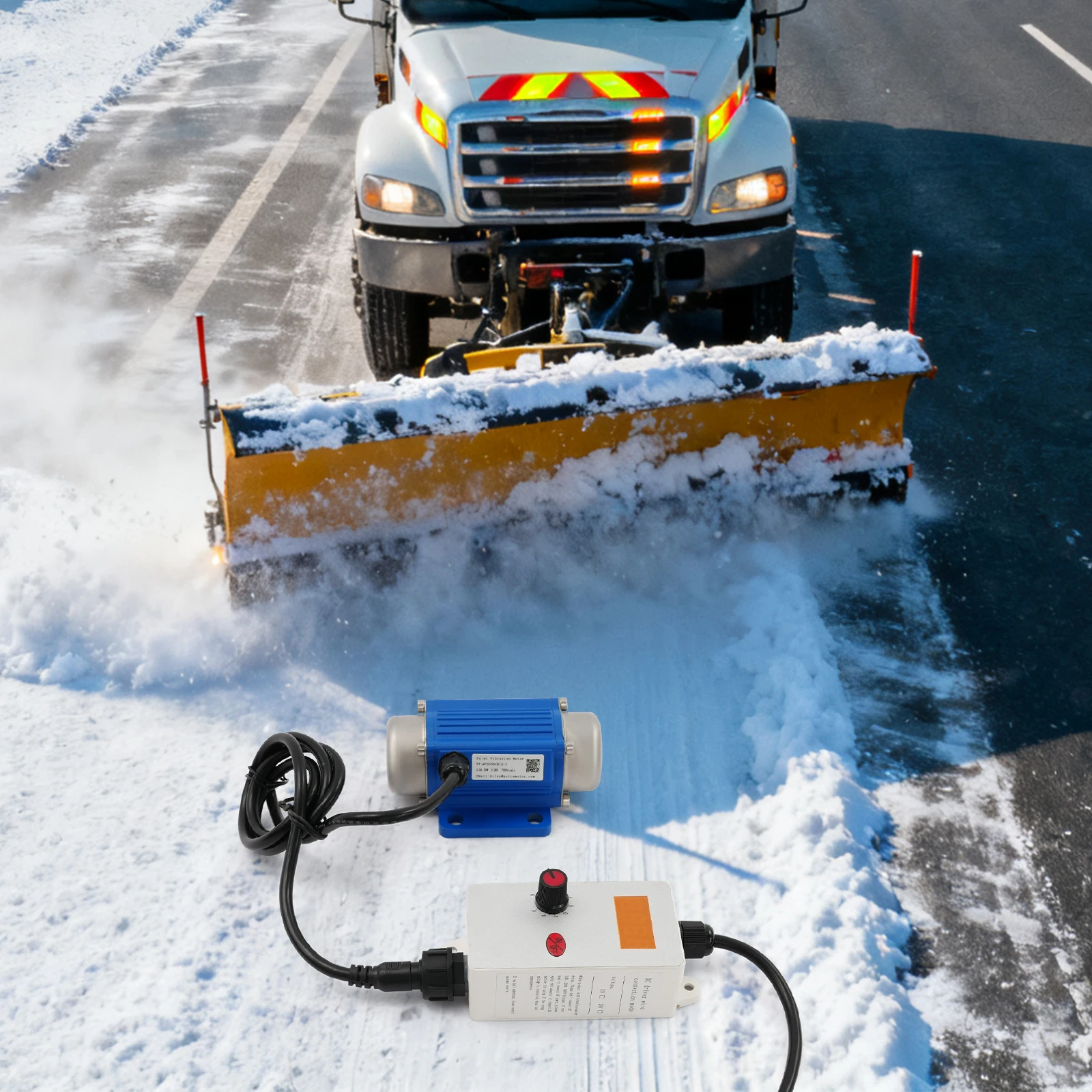 

DC Brushless Motor 9 Gears Vibration Motor 12V 30W Vibration Motor 7000rpm for Mining//Construction/Spraying Equipment