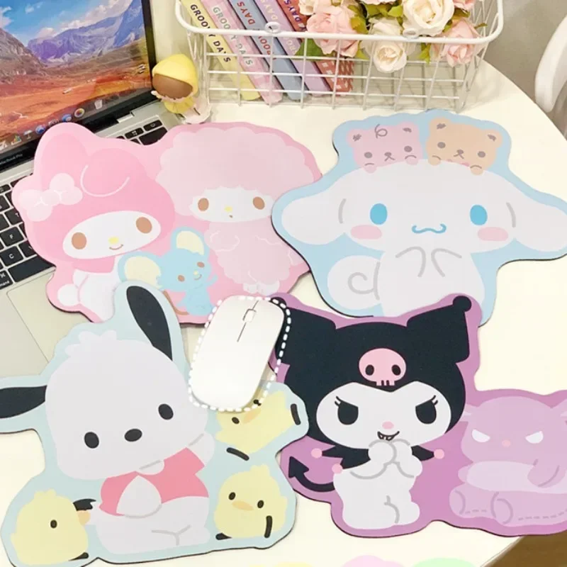 

Sanrio Hello Kitty Cinnamon Roll Silicone Wrist Rest Single Set Cute Cartoon Kuromi Melody Mouse Pad Wrist Rest Keyboard