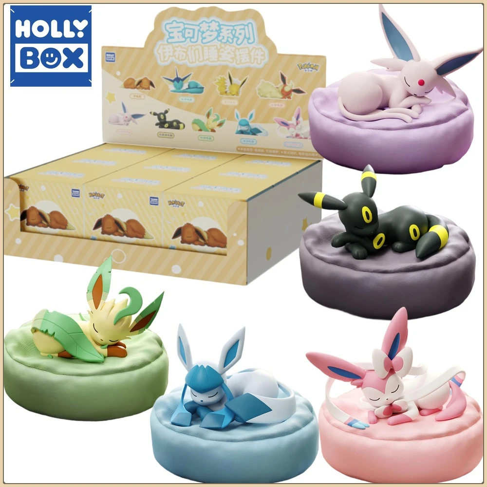 

Оригинальная коробка HOLLY BOX Pokemon, серия Sleeping Position, слепая коробка, повседневная мода, персонажи аниме, украшение для рабочего стола, забавные подарки