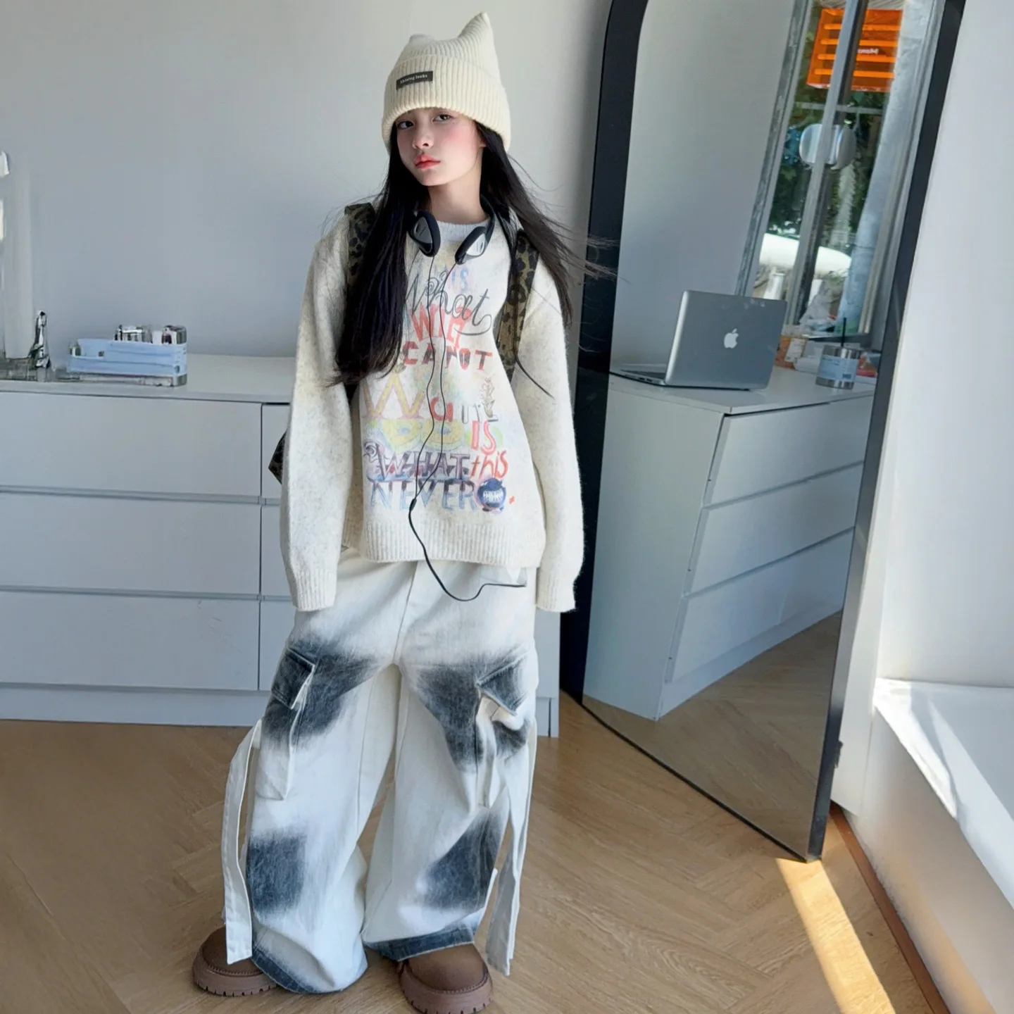 conjunto-de-2-uds-de-otono-para-nina-pequena-sueter-de-punto-con-estampado-de-letras-para-adolescente-pantalon-de-pierna-ancha-de-color-contrastante-traje-para-nina-de-4-a-14-anos