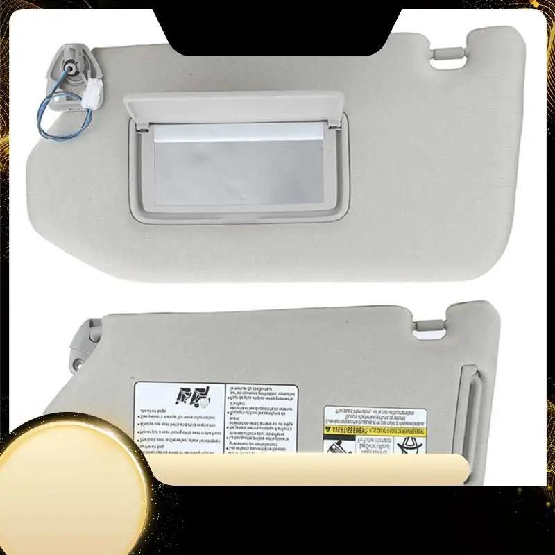 

1 пара автомобильных солнцезащитных козырьков в сборе с зеркальным светильником 96400-9PB0A 96400-9PB0B для Pathfinder Infiniti QX60 JX35 13-19 серый-A74F