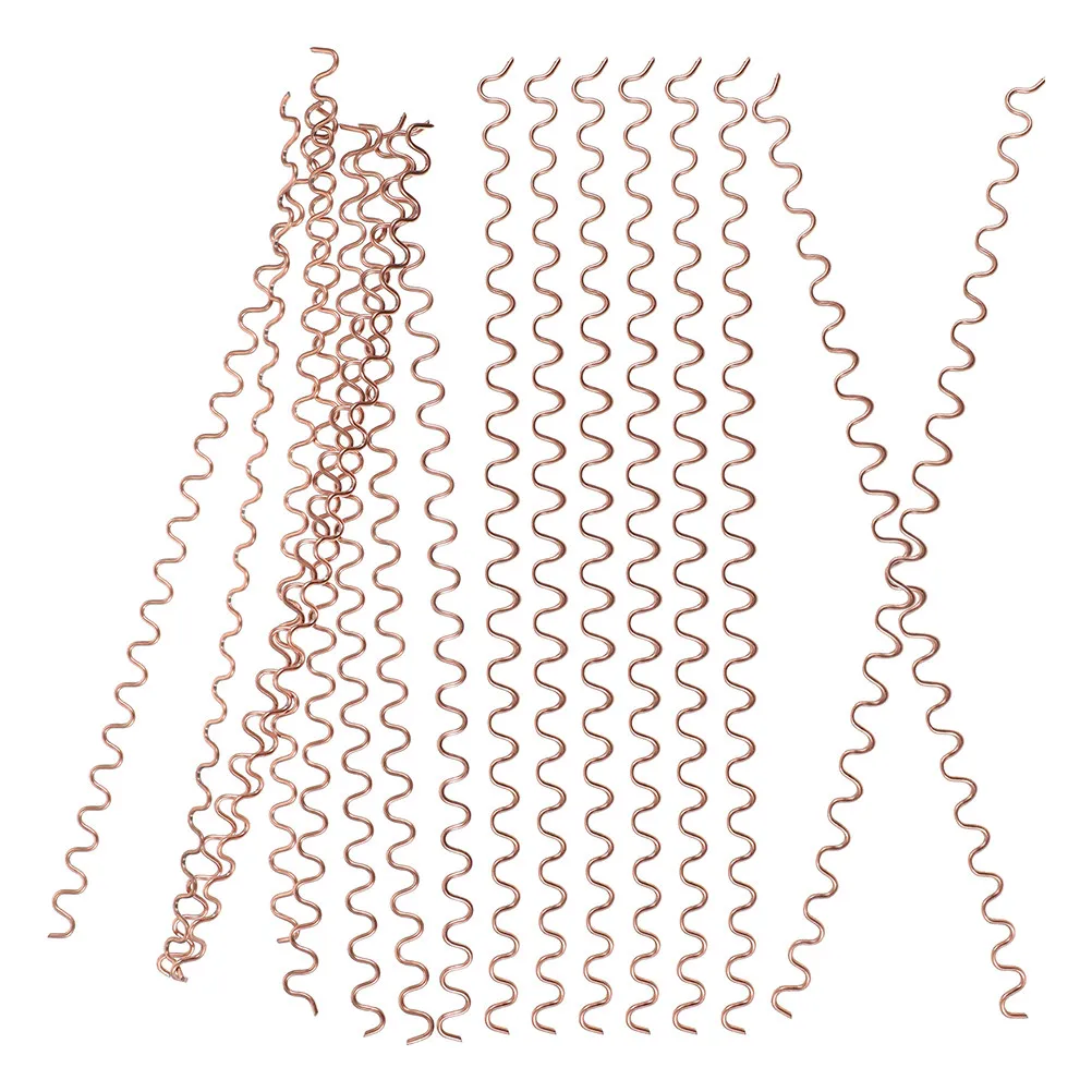 Corrugated Welding Wire 50Pcs Auto Dent Repair Pulling Wire Spot Welder Sheet Metal Hail Removal Tool