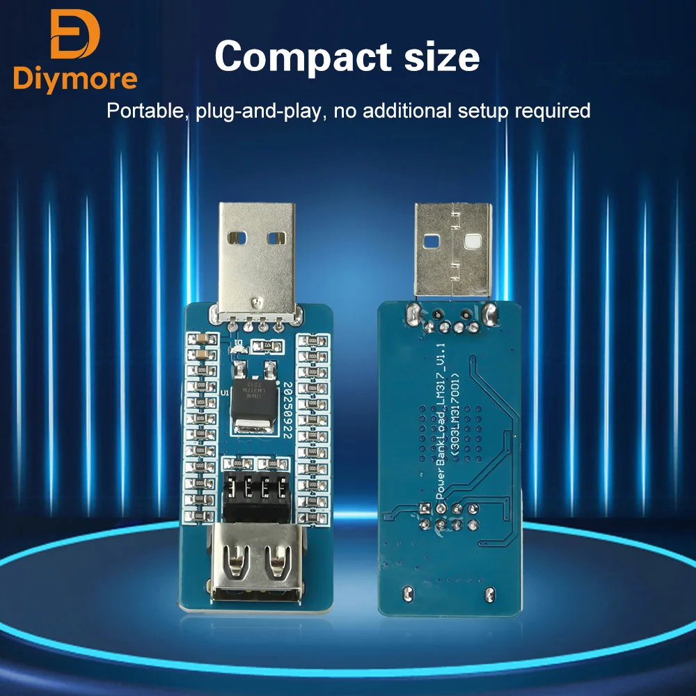 USB A Power Bank Virtual Load Anti-Shutdown Module with Adjustable Output Current Mobile Power Module