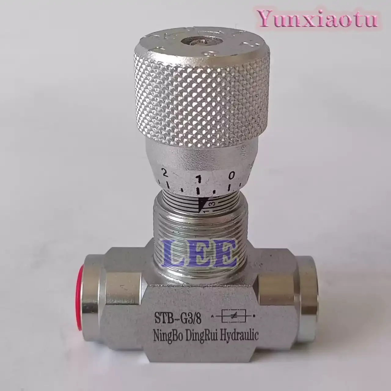 STB-G3/8 Hydraulic Flow Control Valve 1-2 Ton Micro Excavator Bidirectional Throttle Valve with Double Side Interface