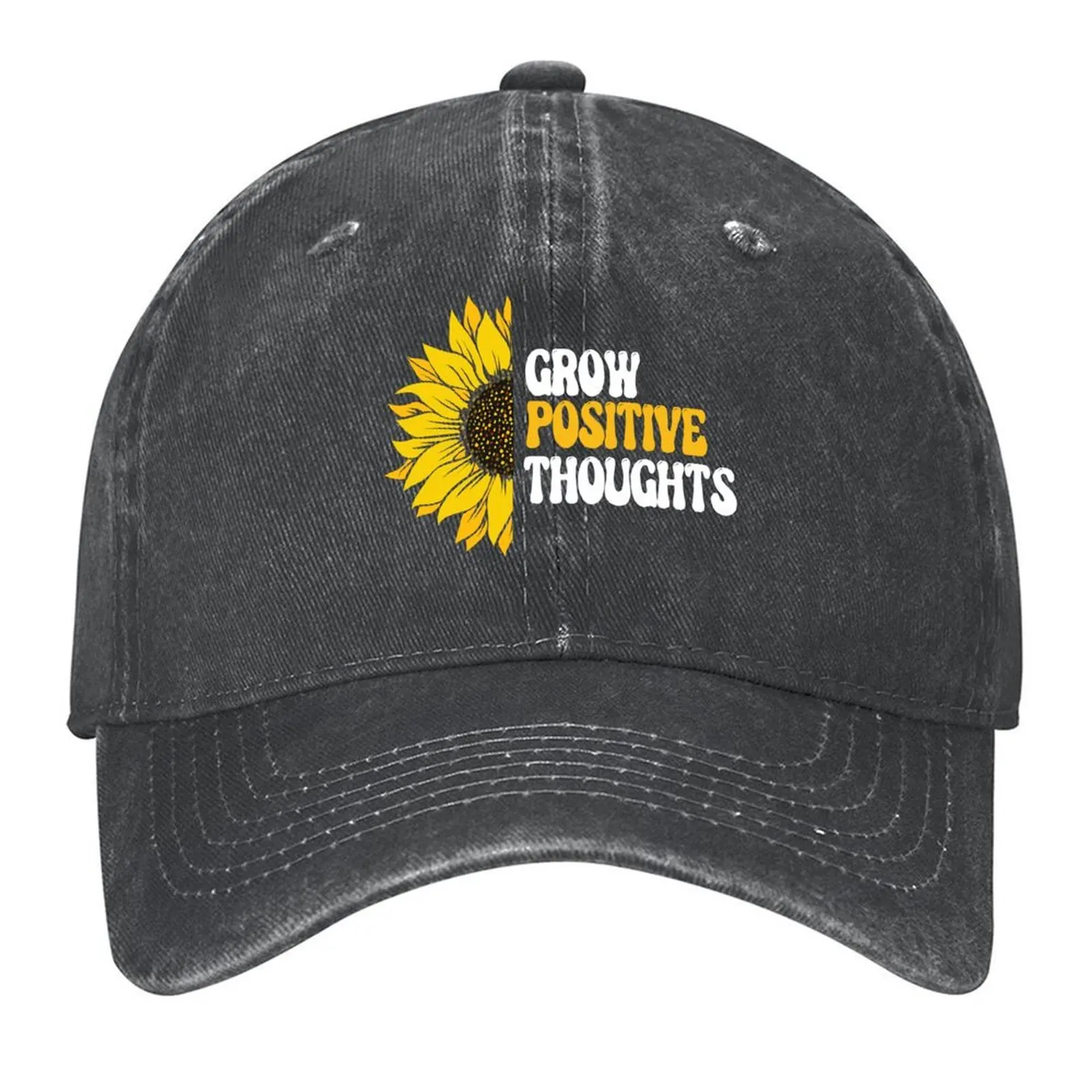 

Grow Positive Thoughts| Motivational Quotes and Inspirational Sayings| Inspirational Notes Baseball Cap