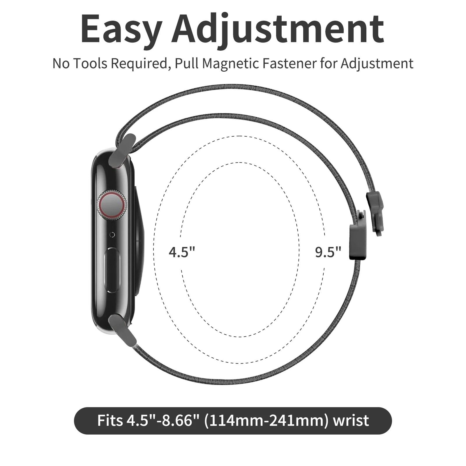 Nylon Woven Parachute Buckle Strap For Apple Watch Band 46mm Ultra 3 2 49mm 44mm 42mm 40mm 45mm 41mm Bracelet IWatch Series 12