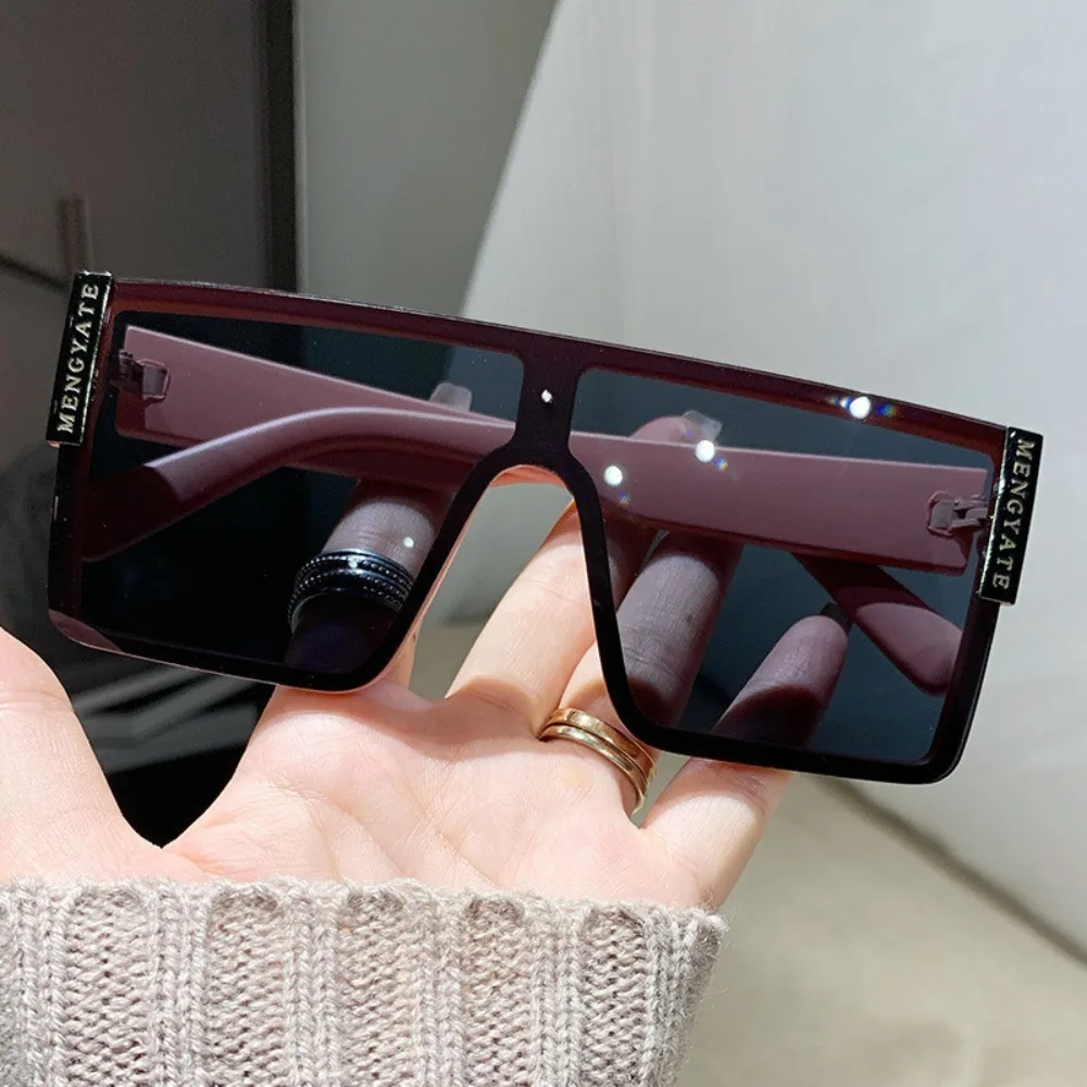 Fashionable Korean Version of Sunglasses Gradient Street Shooting Glasses Anti-ultraviolet Square Frame Sunglasses Women