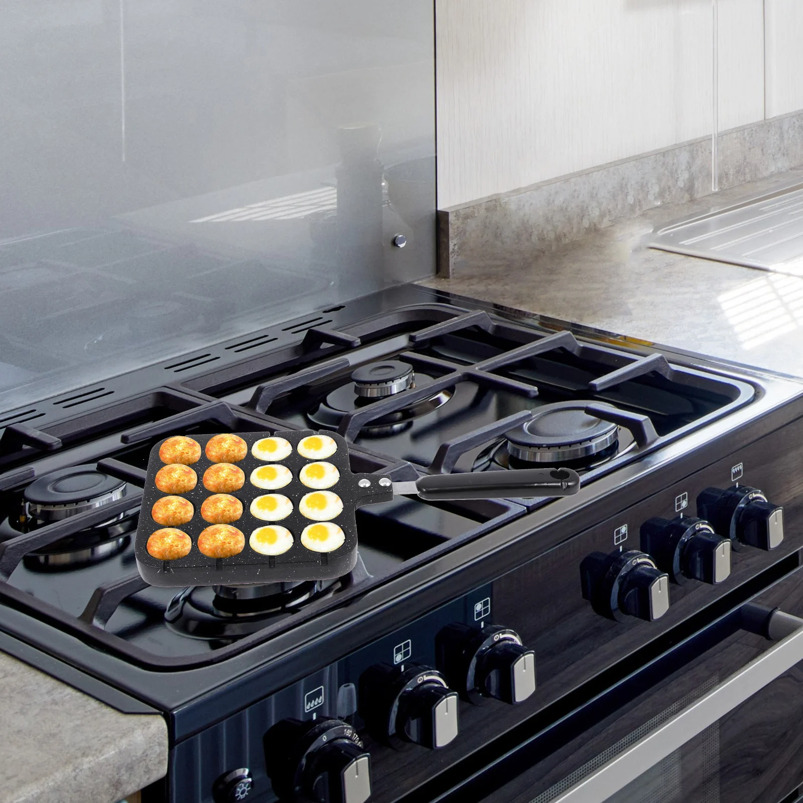 

Aluminum Alloy Baking Tray Octopus Mold Pan Non stick Kitchen Utensil Easy Clean Smooth Surface Egg Tool