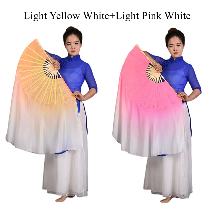 Double Sided Dance Fan Veils O - Silk Painting Dye recension och pris