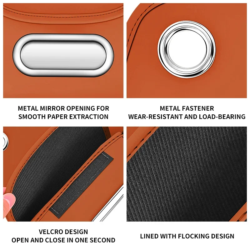 Car Seat Backtissue Bag For Toyota Corolla Camry Crown Yari Avalon Chair Back Multi-Function Tissue Box Car Interior Accessories 4
