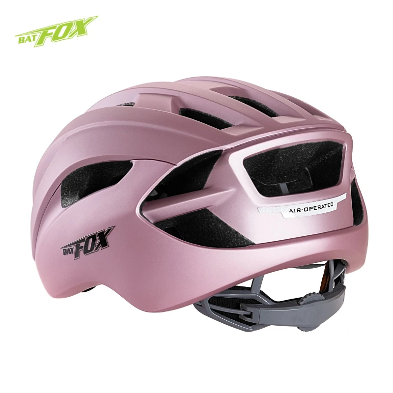 Batfox capacete de ciclismo leve, resistente a quedas, equipamento de segurança, mulheres, homens, capacete de bicicleta, mtb, forro confortável, capacetes de bicicleta de estrada