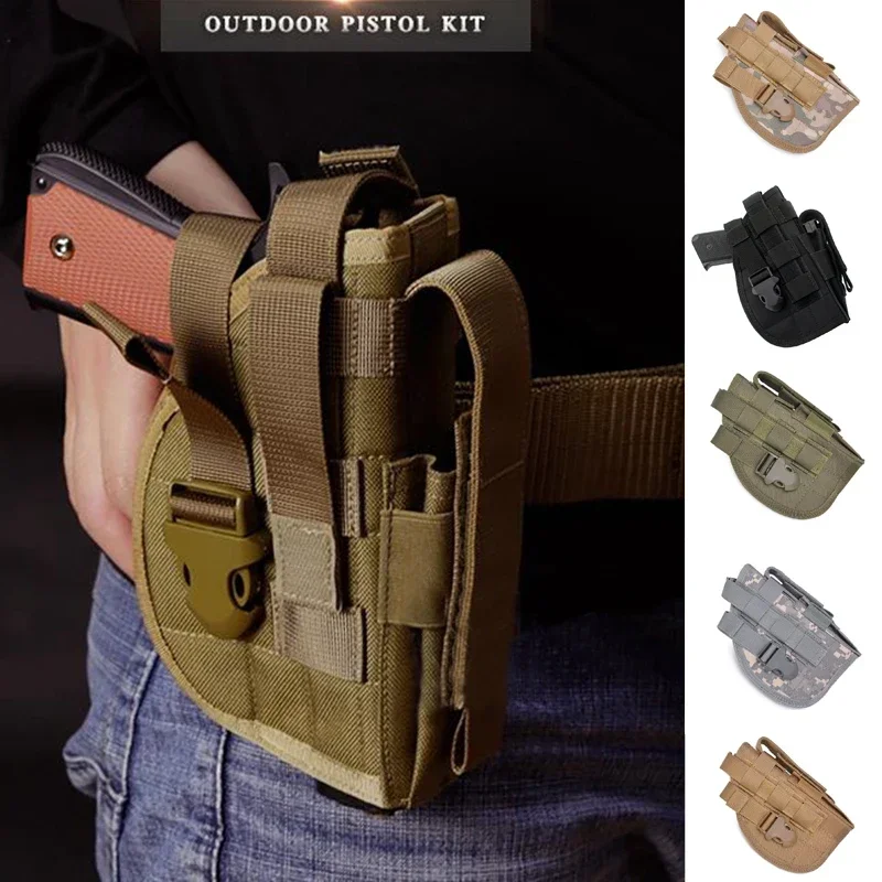 Tactical Gun Holster Concealed Pistol Carry Universal Handgun Pouch for Glock Usp Colt 1911