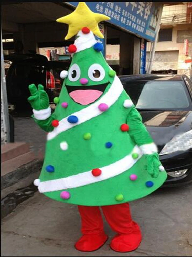 

Cosplay Costume Christmas tree Mascot Costume Halloween Fancy Dress Birthday Bunny Maskote Carnival Cartoon Characters for adult