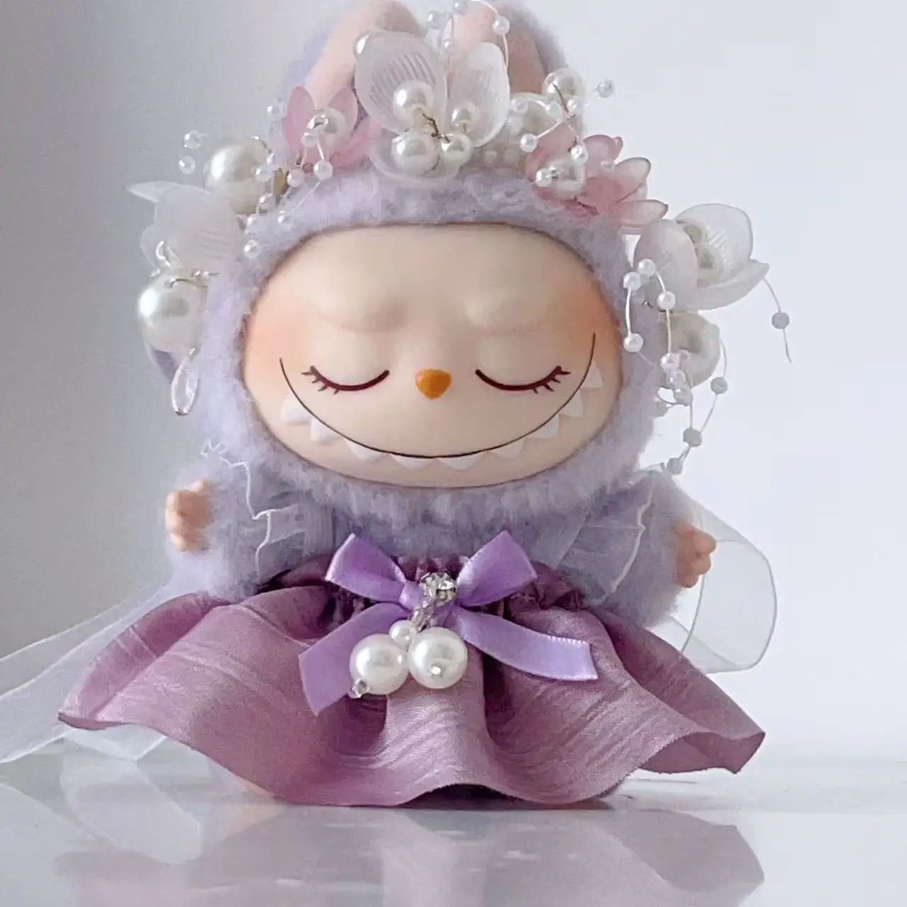 

17cm Labubu 1-3 Gen Doll Outfits | Trendy Leather Vest Set | Stylish Clothes for Labubu Plush Pendants Accessories