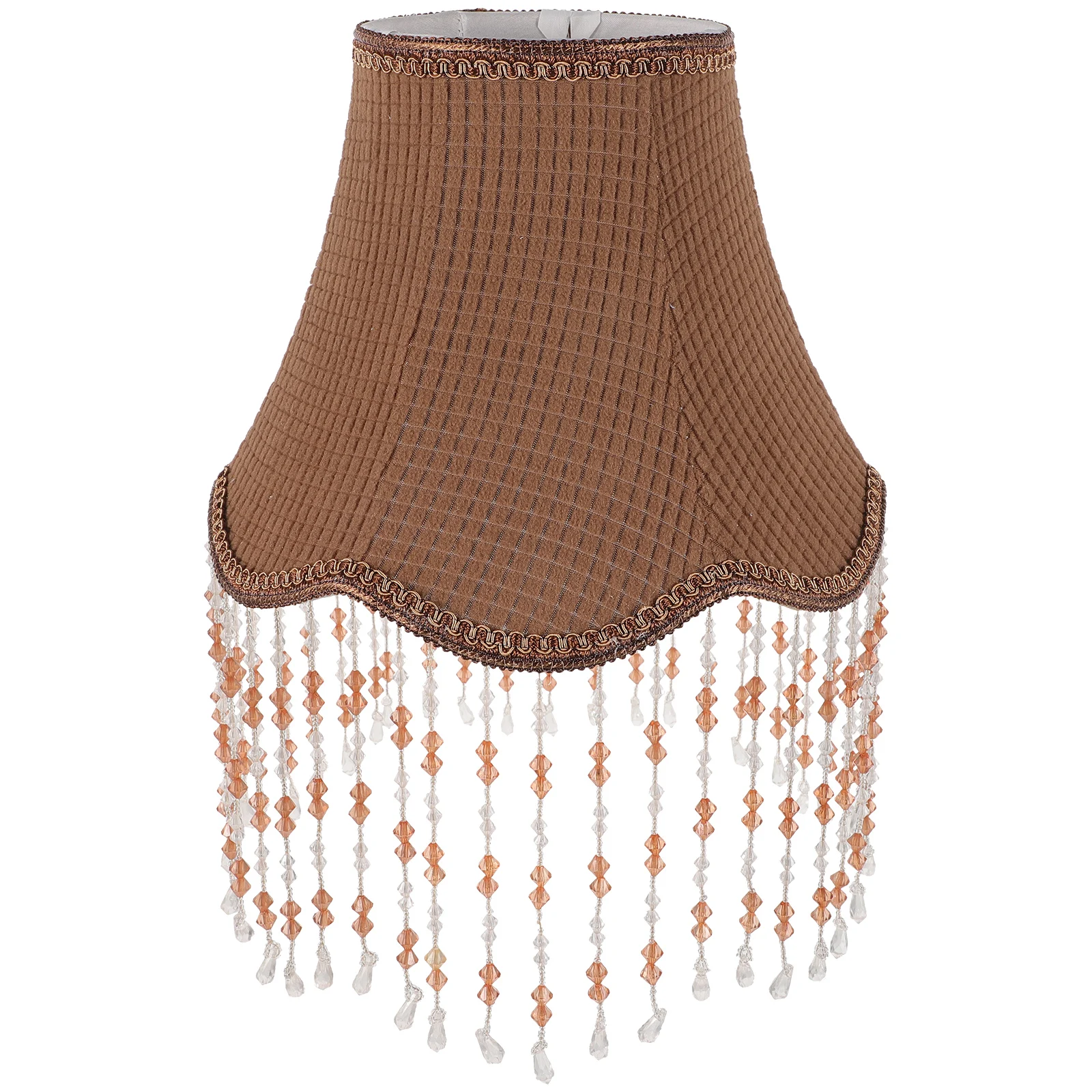 

Fringe Lampshade European Style Fabric Tassel Lampshade For Table Floor Desk Vintage Lamps Home Decor Scalloped E27 Light Cover