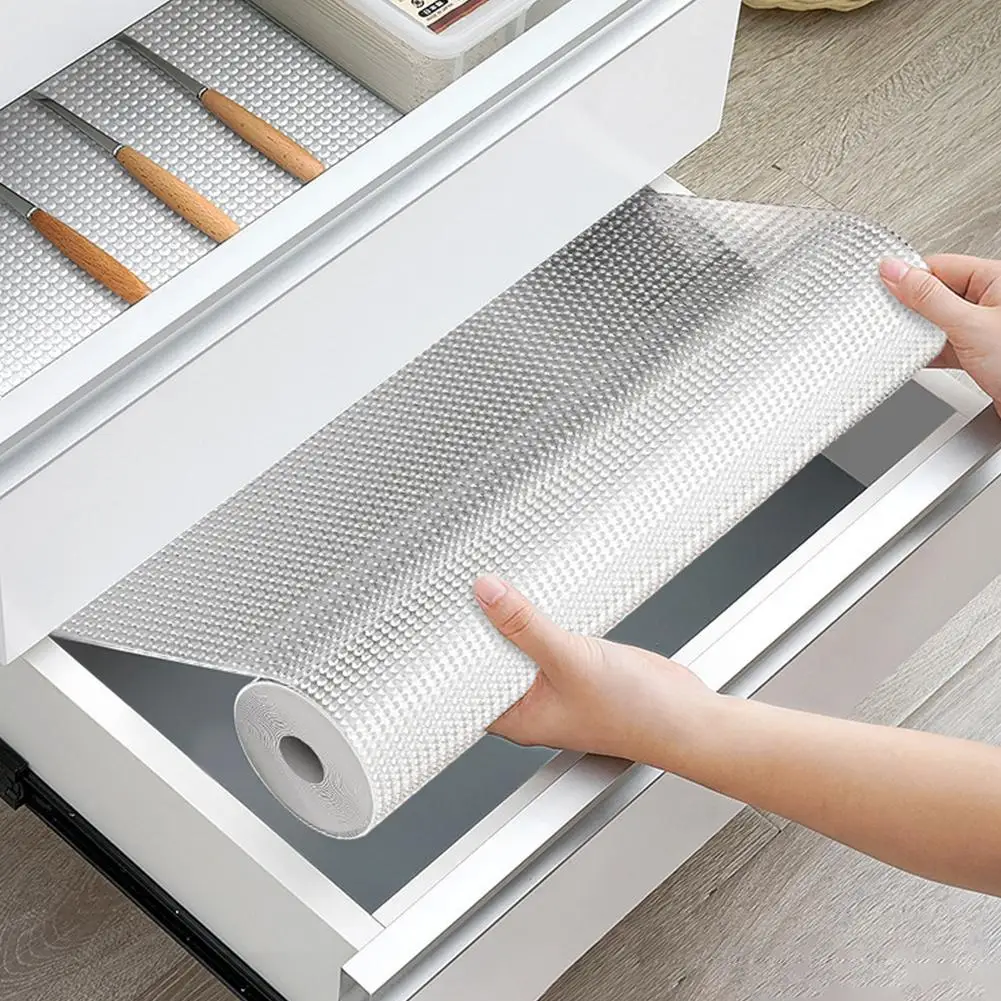 Nicht-Klebende Schubladenmatte Regalabdeckung 30cm X 100cm Rutschfeste Wasserdichte Schrankunterlage Tischauflage Ölbeständige Schrankeinlagen – Detail 10