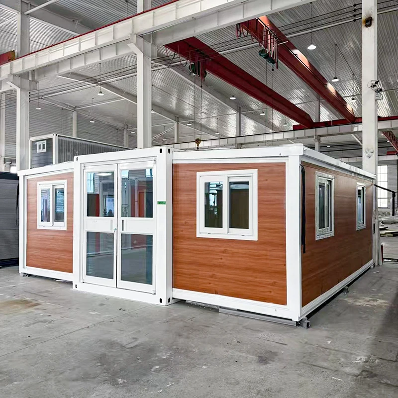 Top Quality 20ft Expandable Prefabricated Tiny House Collapsible Container Homes Heavy Duty Materials for Long Use