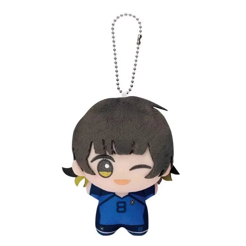 BLUE LOCK Anime Bachira Meguru Chigiri Hyoma Original 12cm Cute Plush Keychain Toys Gift
