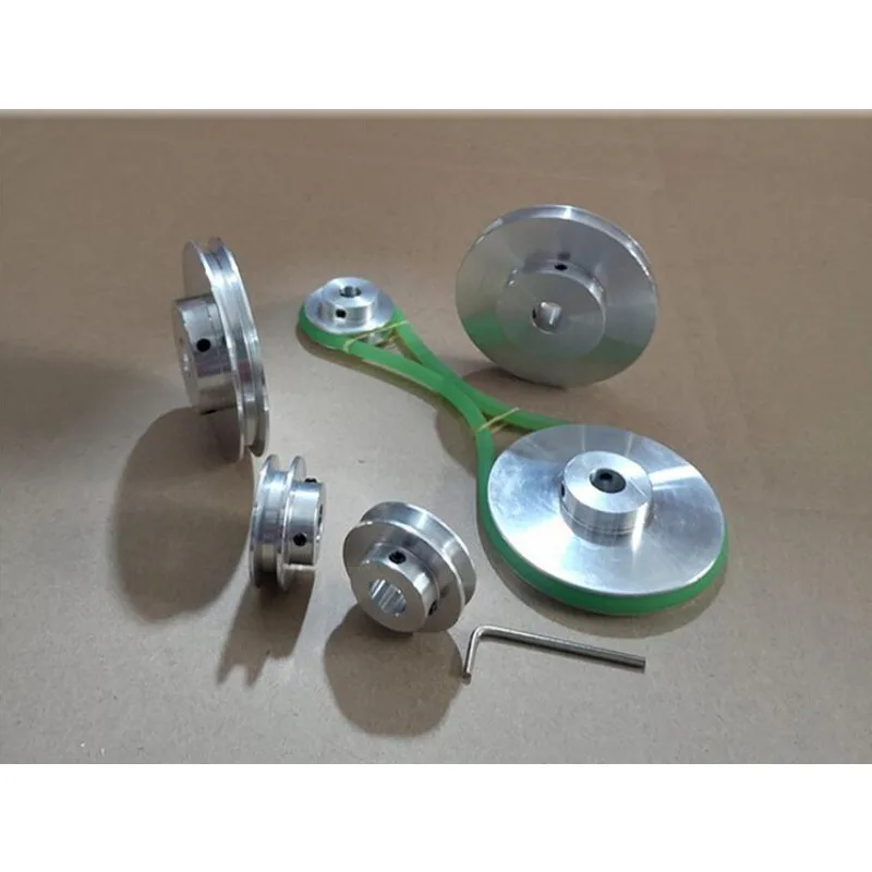 Aluminum Alloy Single Groove Pulley, Spindle Motor Pulley, Model Transmission Wheel