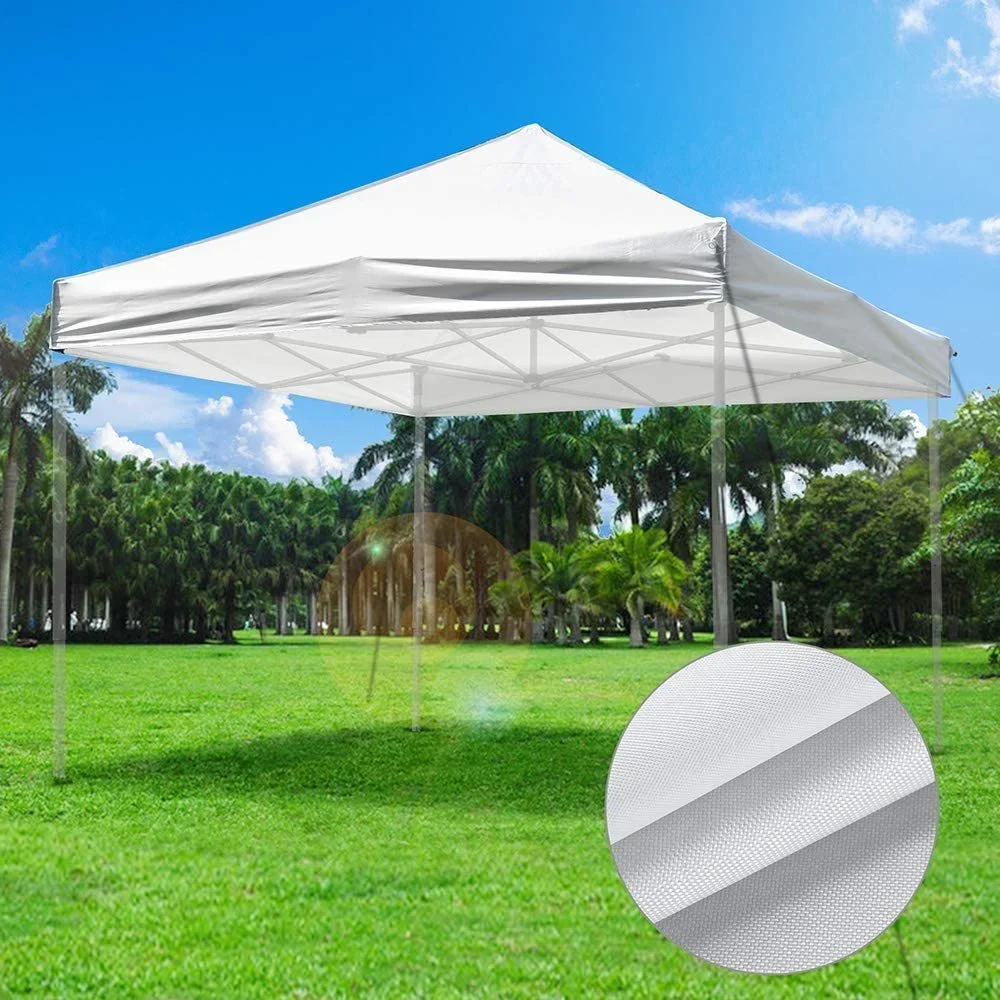 Oxford pano tenda tampa superior para acampamento ao ar livre, jardim festa para churrasco, proteção UV, 4-Corner Canopy Top, sem moldura, 420D