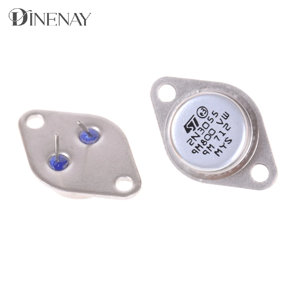 5 pcs 2N3055 NPN AF Amp Audio Power Transistor 15A 100V