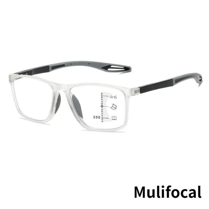 DIXSG TR90 Multifokale Lesebrille Blau 7