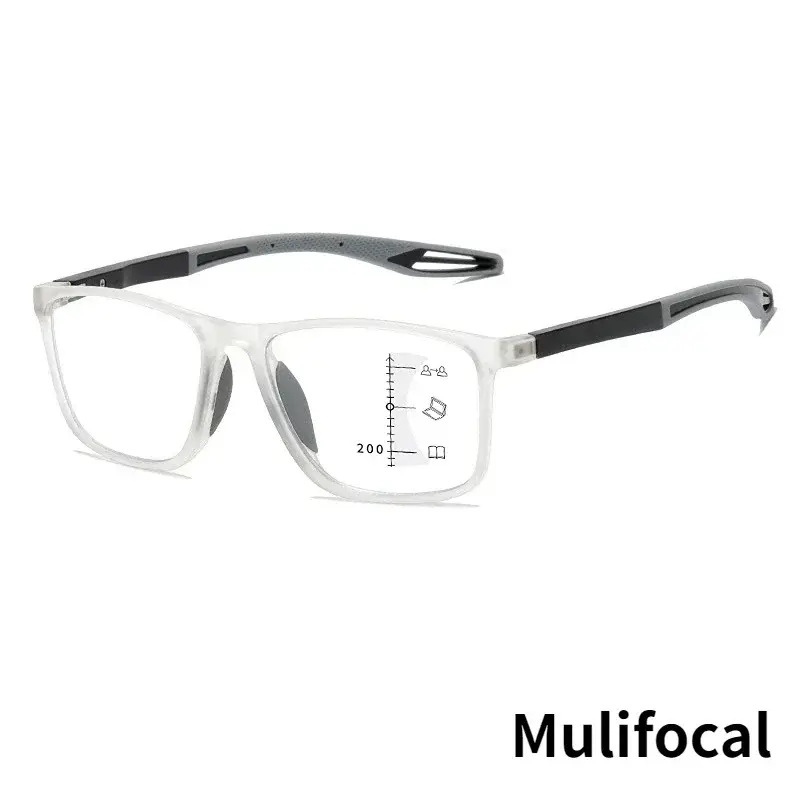 TR90 Anti-blue Light Multifocal Reading Glasses Men Women Progressive Near Far Eyewear Ultralight Sports Farsight Eyeglasses - Image 14
