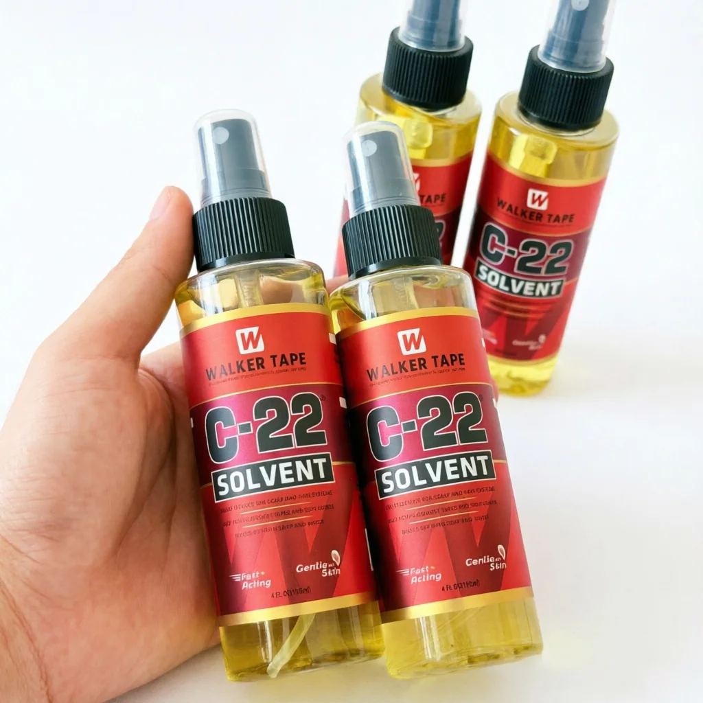 Wholesale 4oz C-22/bottle Solvent Spray Remover for Lace Wigs Toupee Adhesive Removers Wig Glue Remover for Tape Hair Extensions