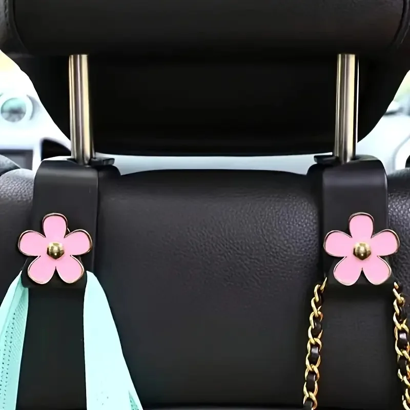 2 stücke Universal Auto Sitz Kopfstütze Haken Für Auto Rücksitz Lagerung Organizer Aufhänger Halter Für Handtasche Geldbörse Taschen Kleidung mäntel – Detail 4