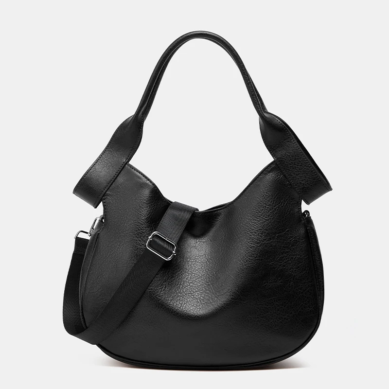 

Ladies handbag, detachable shoulder strap, multiple colors available, smooth PU texture, daily practical bag.