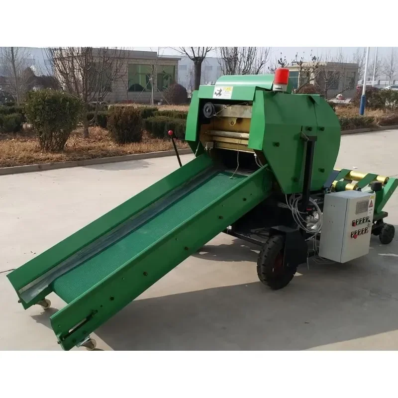 2026 CE Full Automatic Electric Drive Maize Grass Corn Straw Stalk Silage Baler Machine with Discount