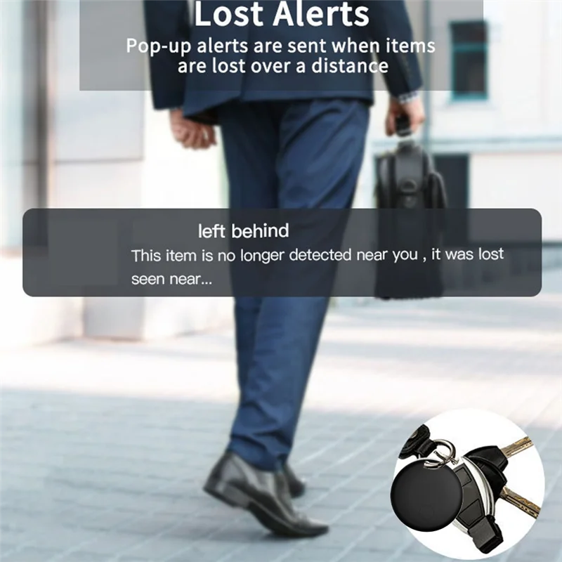 PHILE-Mini Gps Tracking Device Bluetooth Kids Anti-Lost Smart Keychain Finder Locator Tag Alarm Reminder Work With Find My