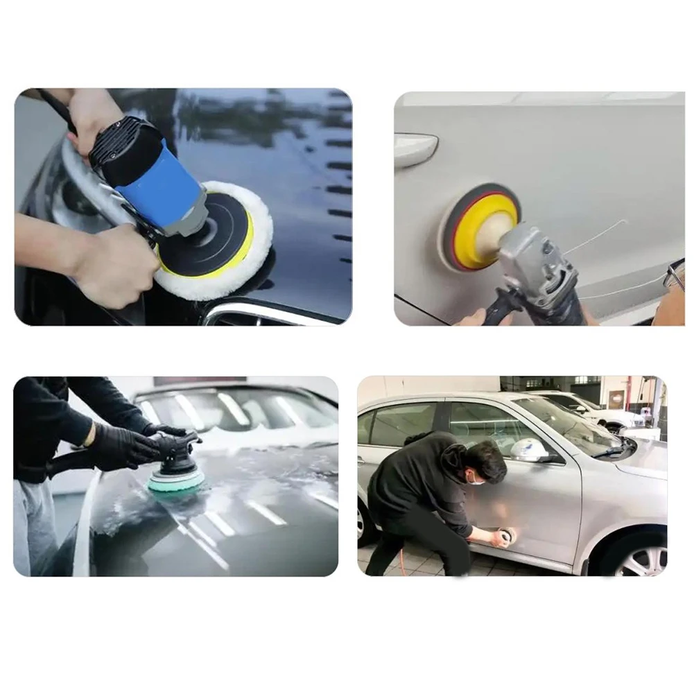 

5/6inch Wool Polishing Wheel Grinding Sanding Disc Polishing Pad For Car Polishing Cleaning Multi-Functional Buffing Pads Kit