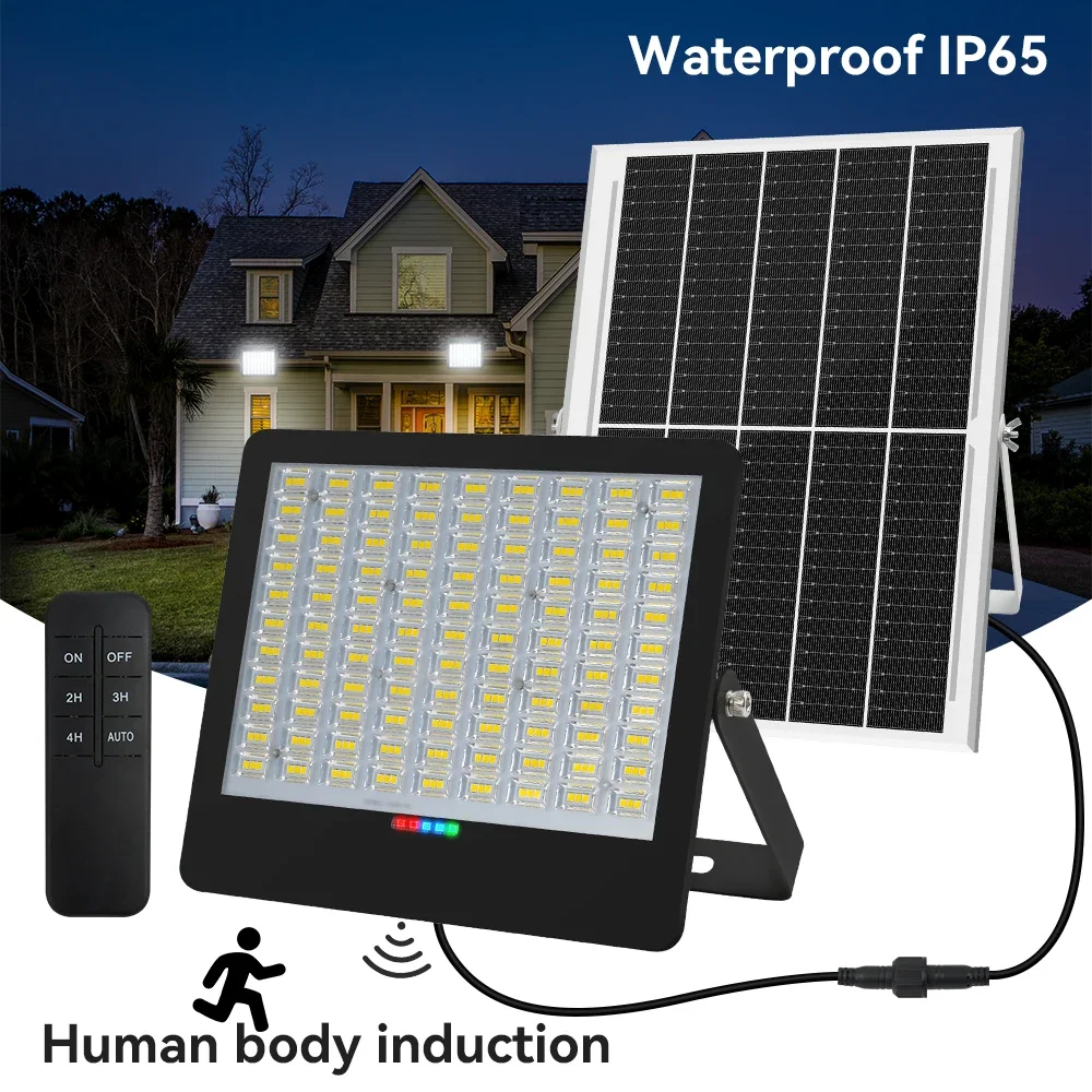 

Поп-солнечный свет движения, светодиодный прожектор, уличный 297 светодиодов, садовые фонари, водонепроницаемый настенный светильник на солнечной энергии с большой емкостью для