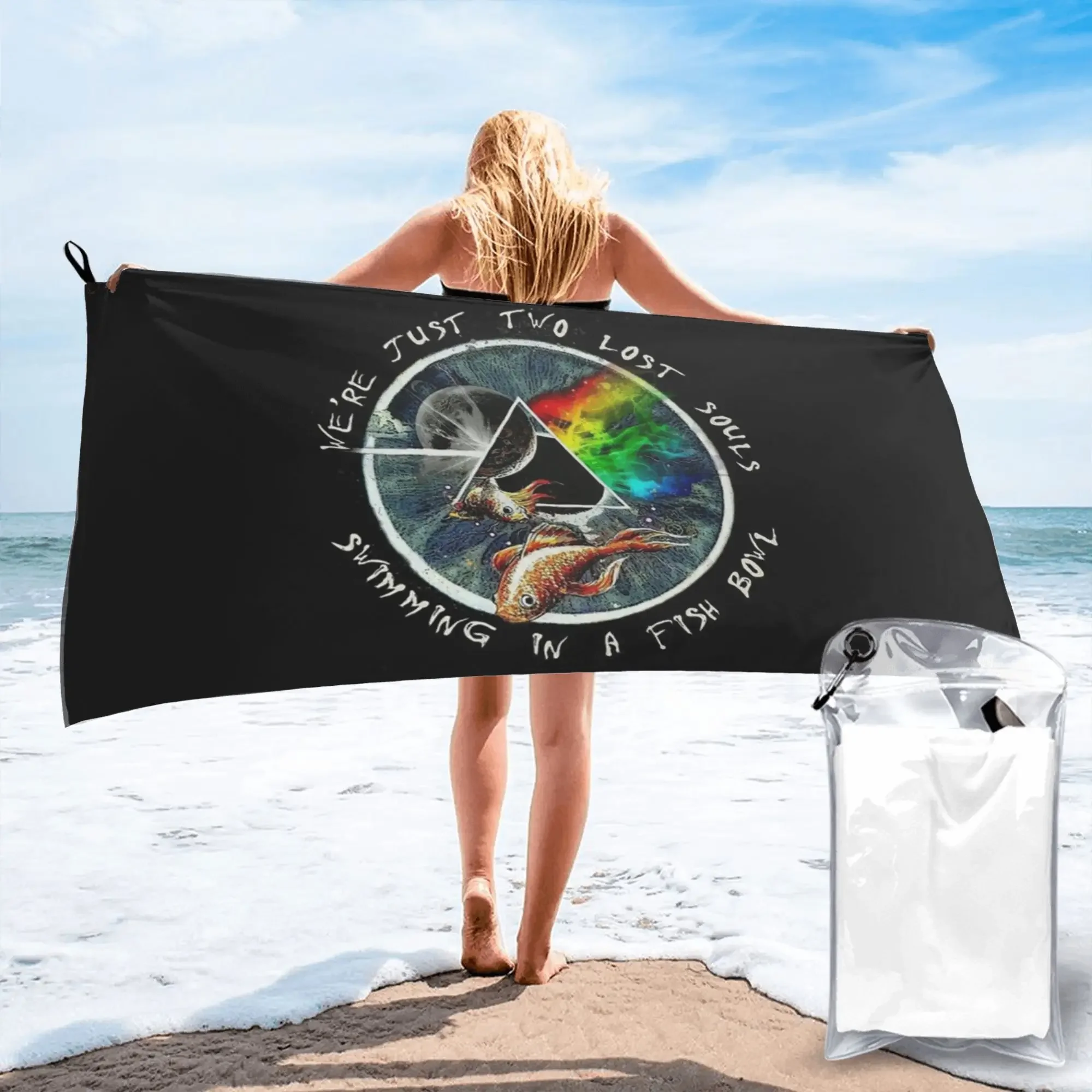 

Singer Love Pink Band Floyd Beach Towel Soft Microfiber Quick Dry Absorbent Quick Towels For Swimming