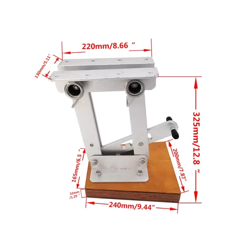 aluminum outboard engine motor bracket wooden base installation heavy boat auxiliary trolling yacht accessories