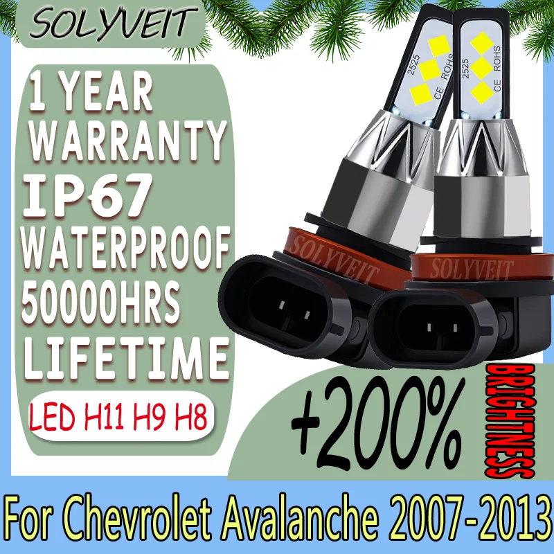 

1 year warranty Energy Saving Waterproof IP67 H11 H9 Low Beam Bulbs For Chevrolet Avalanche 2007 2008 2009 2010 2011 2012 2013
