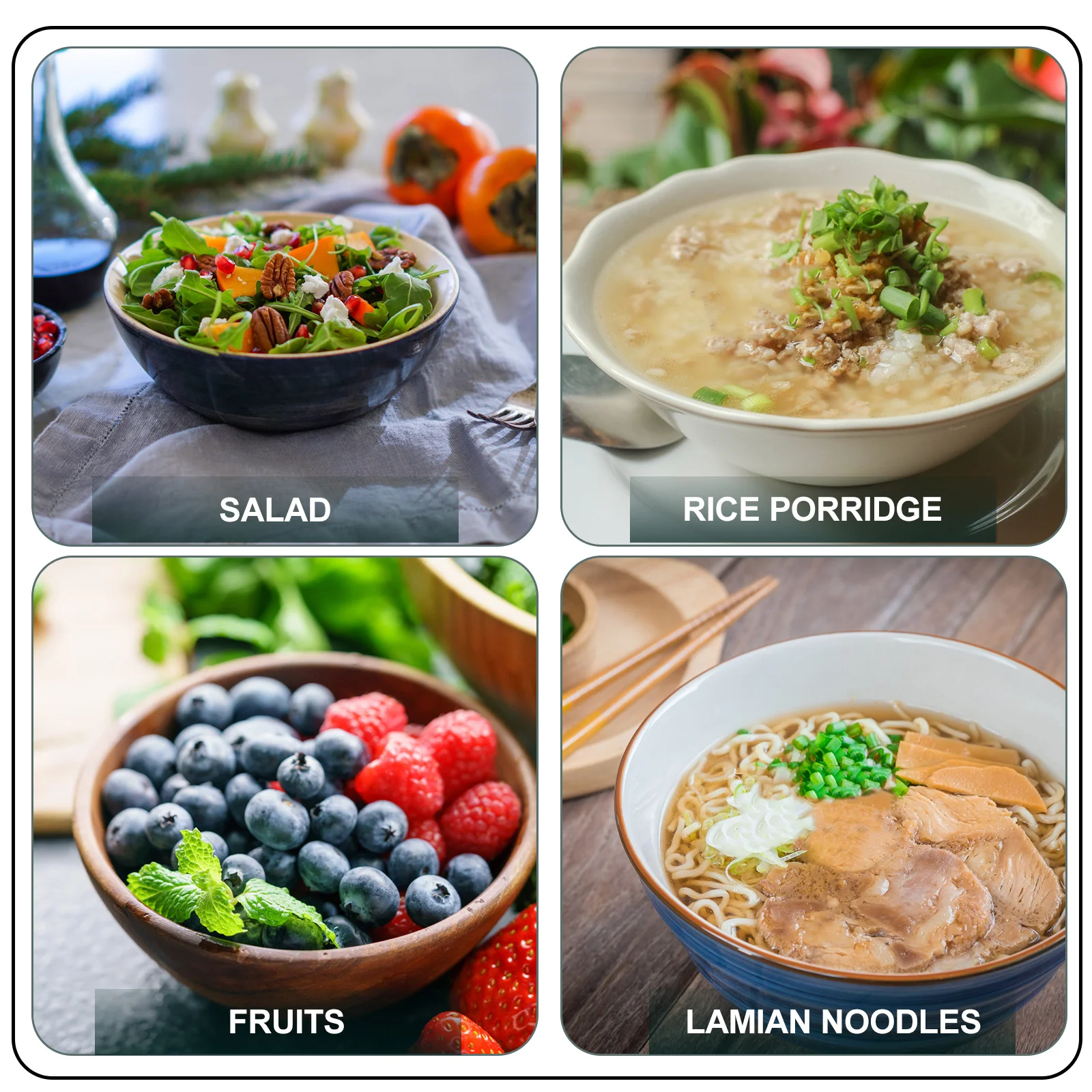 

Stainless Steel Salad Multi-Function Food Kitchen Noodle Bowl Reusable Serving Bowl For Fruit Snack Dessert Household Daily