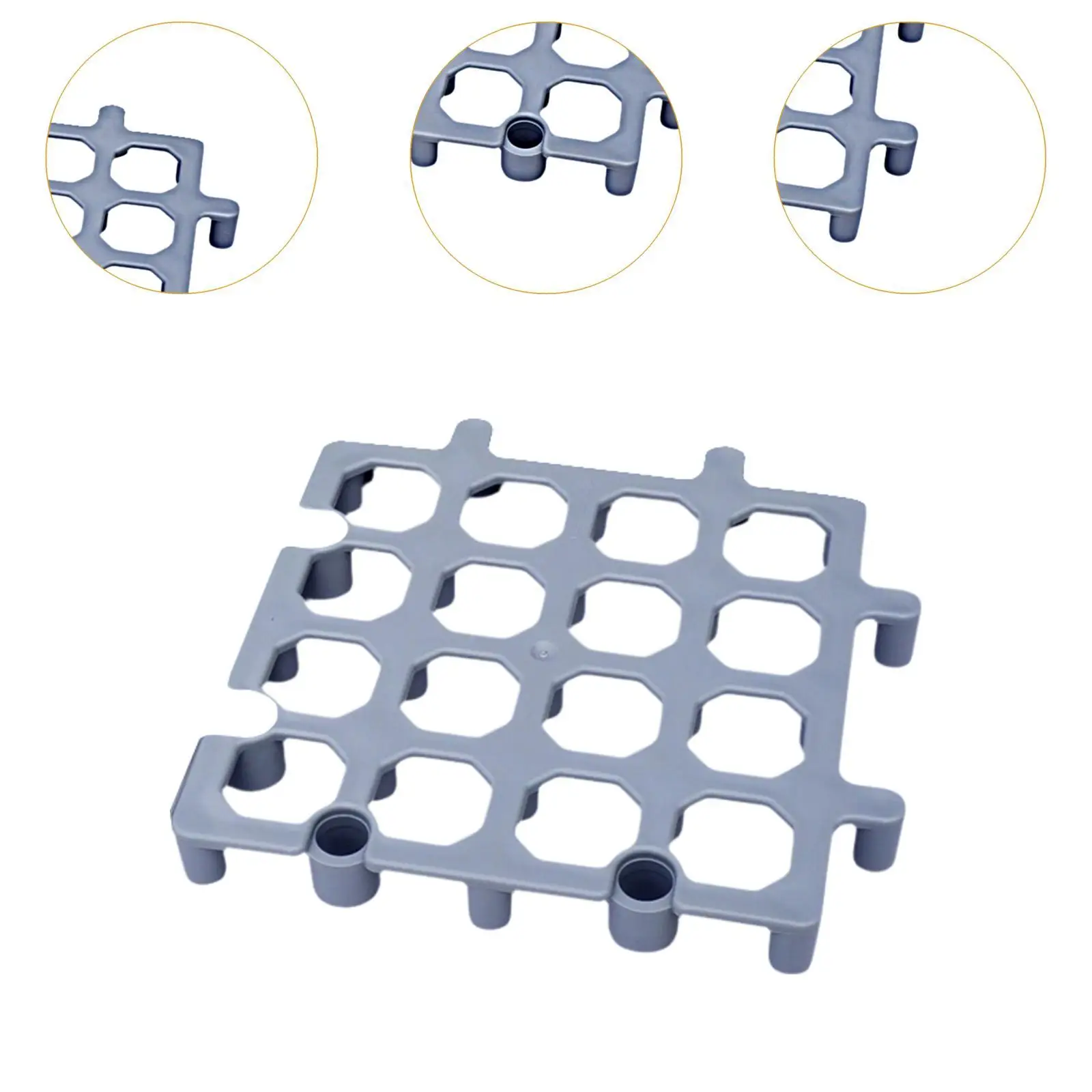 Floor Pallet for Storage Ventilation Storage Pad Raised Platform Floor Riser Stand for Kitchen Garages Restaurant Supermarket