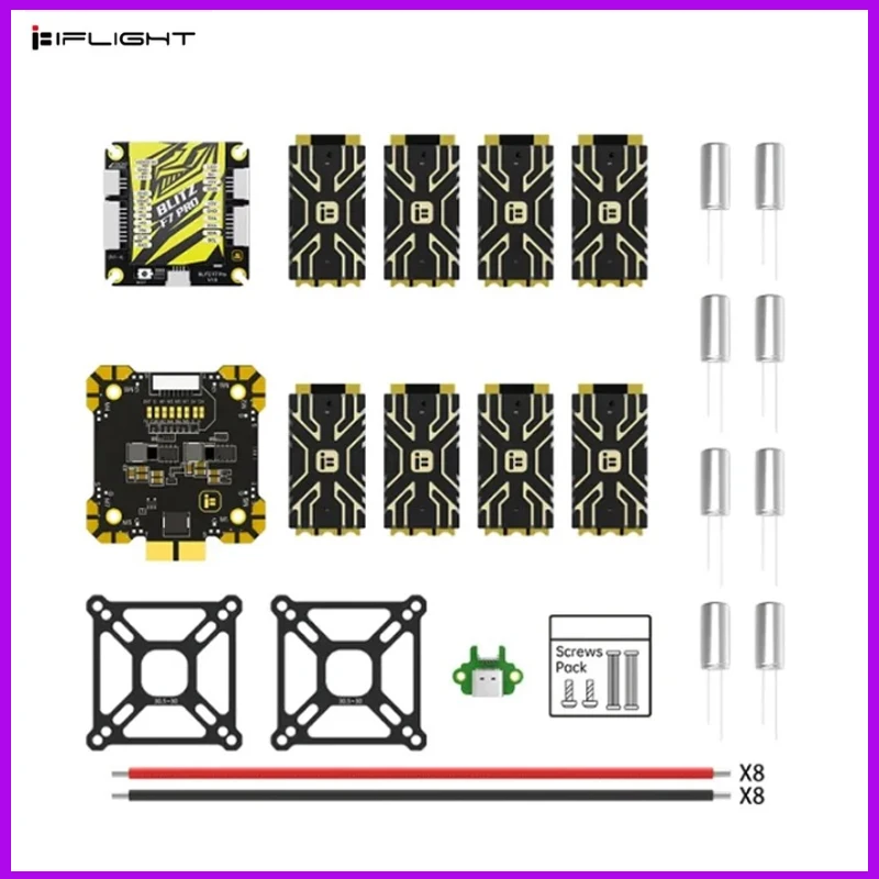 

IFLIGHT BLITZ F7 Pro 4-8S 512MB VTX Flight Controller Blitz E80 4-IN-1 Pro Single ESC For FPV Racing Drone