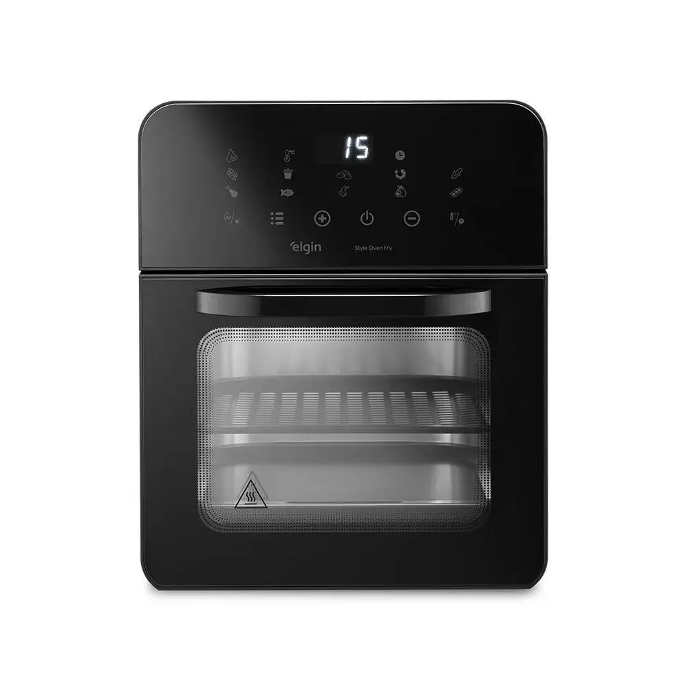Fritadeira e Forno Elgin Elétrico 10l Style Oven Fry 3 em 1 Preto