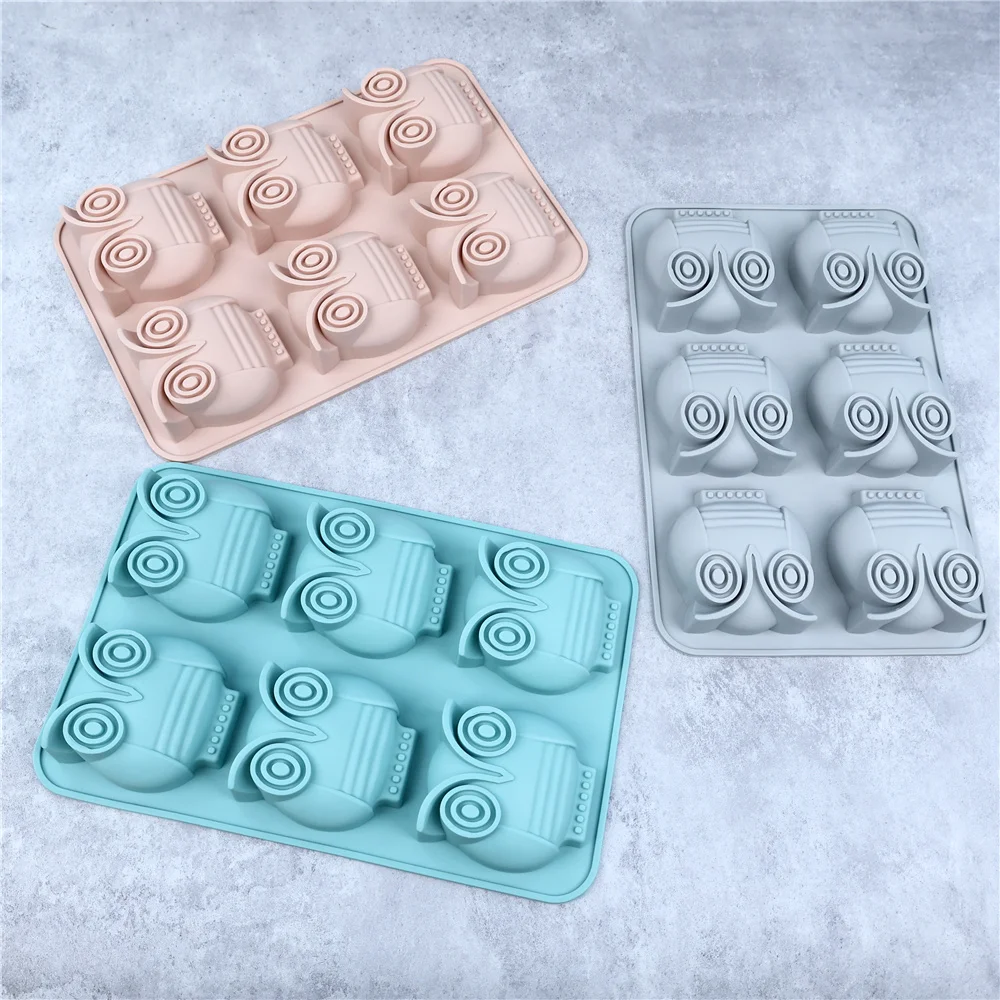 1pc 3D Owl Candle Mold Silicone Mold for Candle Making DIY Handmade Resin Molds for Plaster Wax Mould Soap Making Cake Kit